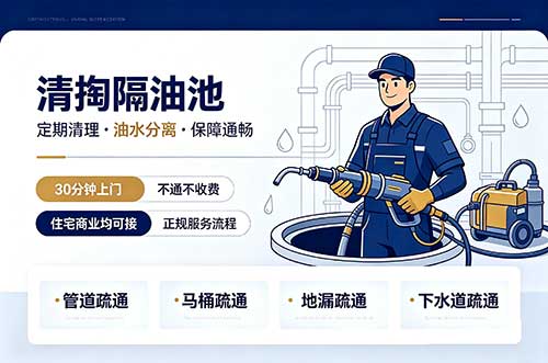 吴江清掏隔油池